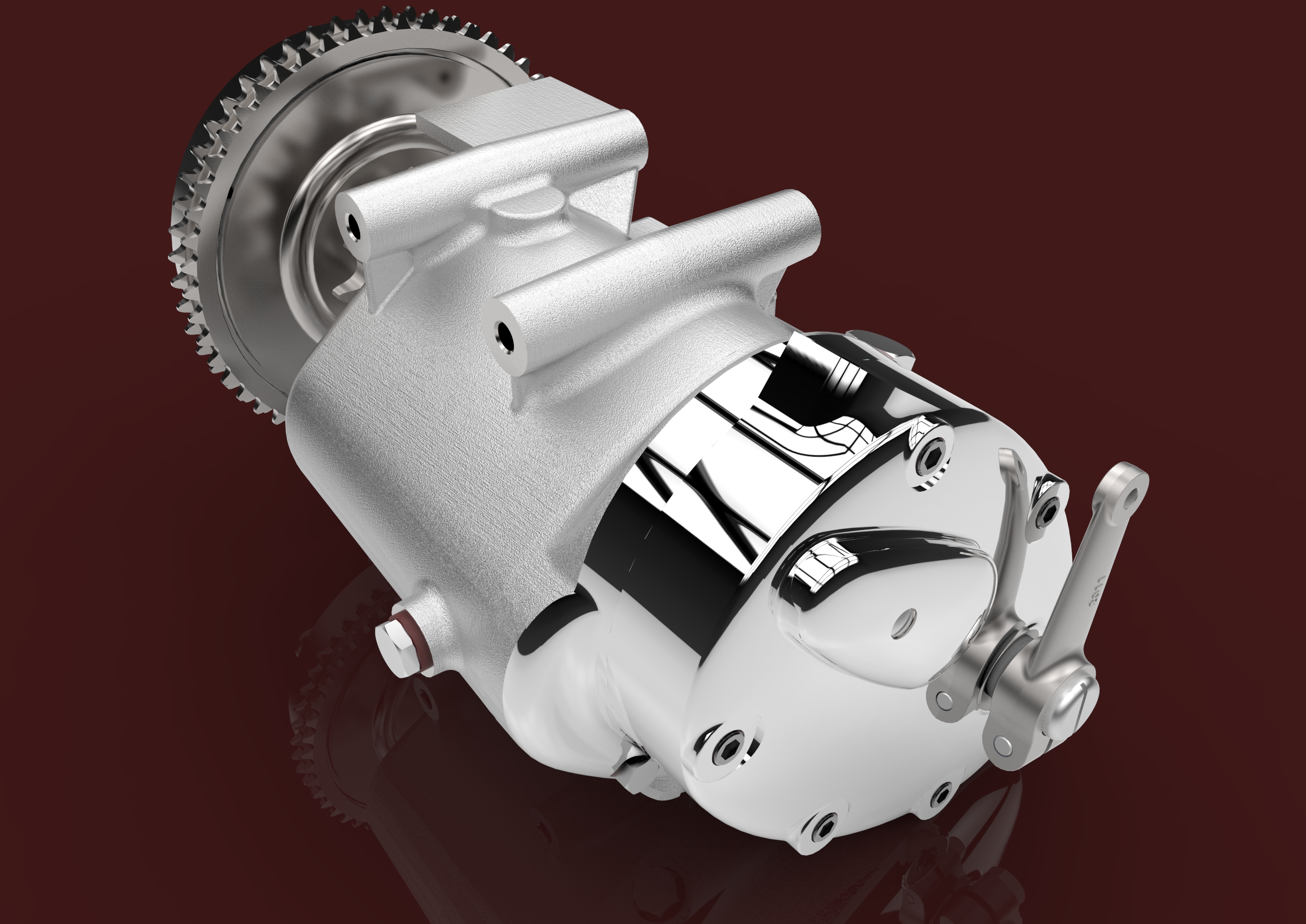 宝贝_Albion 5速度摩托车齿轮箱图纸